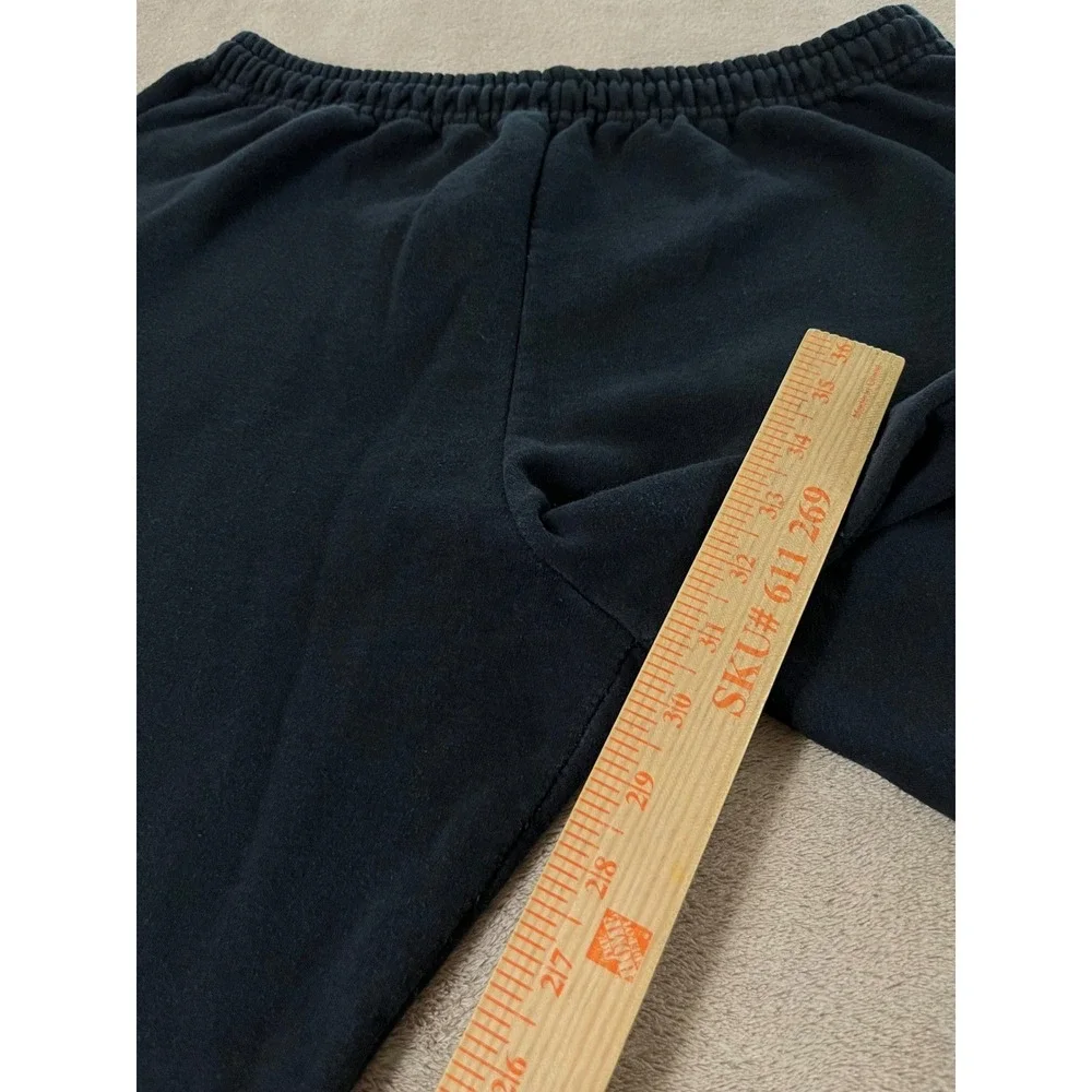 Thrasher Magazine Rose Logo Sweatpants Men's Medium Black Skate Fleece Joggers